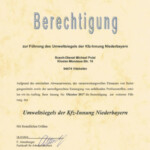 Bosch Car Service Poisl - Zertifikate