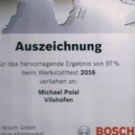 Bosch Car Service Poisl - Zertifikate